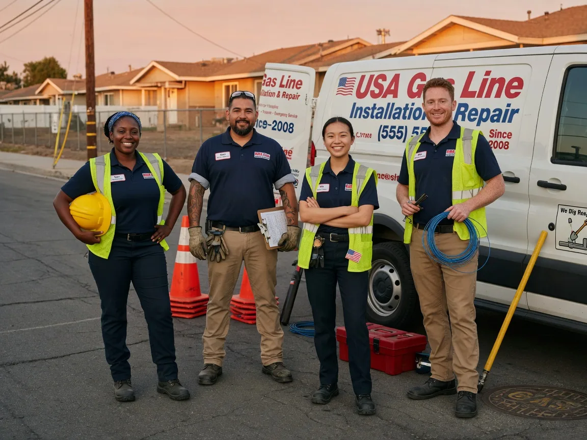 Gas Line Installation company in Basco, IL